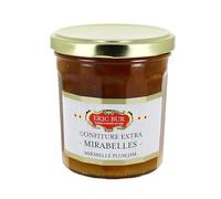 ERIC BUR Confiture Extra Mirabelles 370g - Préparation Artisanale aux Fruits Jaunes du Terroir Français - Lot de 3