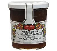 ERIC BUR Confiture Extra Pèche Abricot Framboise 370 g - Lot de 3
