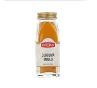 ERIC BUR Curcuma moulu en poudre pot en verre 56g épicerie fine pour riz sauces et oeufs - Lot de 3