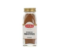 ERIC BUR Mélange d'Épices pour Pain d'Épices - 42g en Pot en Verre - Cannelle, Gingembre, Anis et 7 Autres Épices - Épicerie Fine Gourmande - Lot de 3