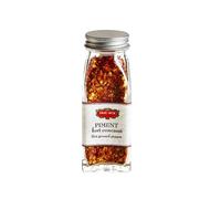 ERIC BUR Piment Fort Concassé - Flacon Verre 30 g, Force 6/10, Graines et Chair pour une Aromatique Intense - Lot de 4