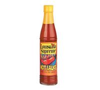 ERIC BUR Sauce Louisiane Hot Piments 88g - Sauce Cajun Authentique au Piment Rouge, Vinaigre Distillé et Sel, Pot en Verre - Lot de 4