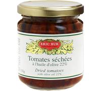 ERIC BUR Tomates séchées à l'huile d'olive extra vierge - Pot en verre de 110g - Saveur authentique d'Italie pour apéritifs et plats gourmands - Lot de 3
