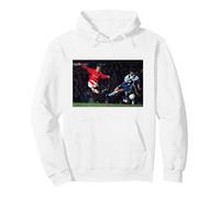 Eric Cantona Ballon de Football Manchester Utd League Quart de Finale Sweat à Capuche