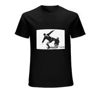 Eric Cantona Kick Unisex T-Shirt Top Black Mens Tee 3XL