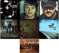 Eric Church: Complete 6 Studio Album Discography Collection with Bonus Art Card ( Chief / The Outsiders / Carolina and More)