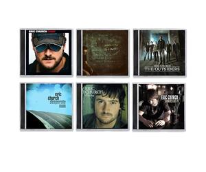 Eric Church - Eric Church Classic 6 Studio Album Discography CD Collection: Sinners Like Me / Carolina / Chief / The Outsiders / Mr. Misunderstood / Desperate Man + Including Bonus Art Card