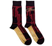 Eric Clapton Chaussettes Guitars Nouveau Officiel Unisex Rouge Ankle (Uk Size 7 Size One Size