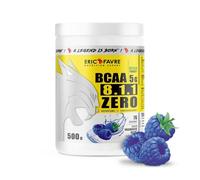 Eric Favre - BCAA Poudre 8.1.1 Zero - Acides Aminés Musculation Vegan - 500g - Blue raspberry