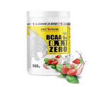 Eric Favre - BCAA Poudre 8.1.1 Zero - Acides Aminés Musculation Vegan - 500g - Fraise/Basilic