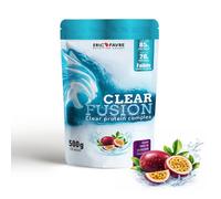 Eric Favre - Clear Fusion - Protéine clear whey 84% - Collagène & acide hyaluronique - Boisson protéinée - 500g - Passion