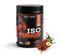 ISO FUSION - 81% de protéines, 9g d’EAA dont 4g de BCAA par shaker - Complexe 5 sources - Haute Digestibilité & Absorption - Faible en Sucres - 750g - Saveur Chocotella - Eric Favre