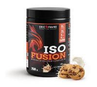 Eric Favre - Iso Fusion - 81% protéines, 9g EAA dont 4g BCAA par shaker - Haute absorption - 750g - Cookies