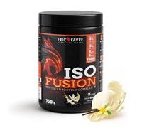 Eric Favre - Iso Fusion - 81% protéines, 9g EAA dont 4g BCAA par shaker - Haute absorption - 750g - Vanille