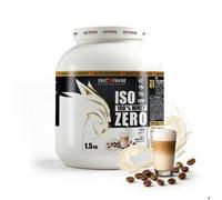 Eric Favre - Iso Whey Zero - 100% pure protéine isolate - Prise de masse musculaire - 1,5kg - Café latte