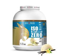 Eric Favre - Iso Whey Zero - 100% pure protéine isolate - Prise de masse musculaire - 1,5kg - Vanille