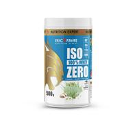 ISO WHEY ZERO 100% Pure Whey Protéine Isolate Savoureuse, Prise de Masse Musculaire - Assimilable Rapidement - Laboratoire Eric Favre - 500g Pistache