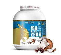 ISO WHEY ZERO 100% Pure Protéine - Pure Whey Protéine Isolate Savoureuse Pour Prise de Masse Musculaire - Assimilable Rapidement - 2kg - Saveur Choco Coco - Eric Favre