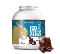 ISO WHEY ZERO 100% Pure Protéine - Pure Whey Protéine Isolate Savoureuse Pour Prise de Masse Musculaire - Assimilable Rapidement - 1,5kg - Saveur Choco Intense - Eric Favre
