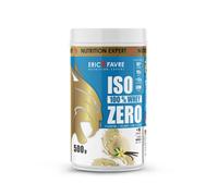 ISO WHEY ZERO 100% Pure Protéine - Pure Whey Protéine Isolate Savoureuse Pour Prise de Masse Musculaire - Assimilable Rapidement - 500g - Saveur Vanille - Eric Favre