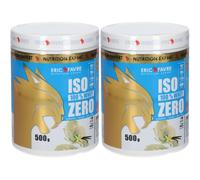 ERIC FAVRE® Iso Zero 100% Whey Protéine Vanille Poudre 2x500 g