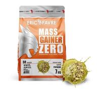 Eric Favre - Mass Gainer Zero - 71% glucides bi-sources, 22% protéines - Prise de masse - 7kg - Pistache