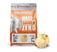 Eric Favre - Mass Gainer Zero - 71% glucides bi-sources, 22% protéines - Prise de masse - 7kg - Vanille