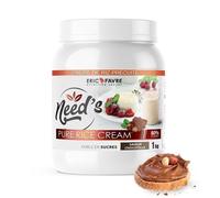 PURE RICE CREAM - Need's Pure Rice Cream - Crème de riz - Pot de 1kg - 100% Crème de riz, source de glucides - 80% de glucides - Sans sucre - Saveur Chocotella - Laboratoire Français Eric Favre