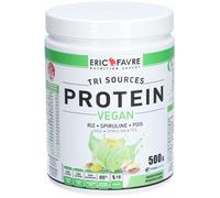 Eric Favre Protéines végétales tri-source, Protein vegan, Pistache Poudre Soluble Pour Suspension Orale 500 g
