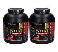 ERIC FAVRE Whey Optimax Protein Saveur Framboise Poudre Pour La Préparation D'Une Solution 2x1500 g