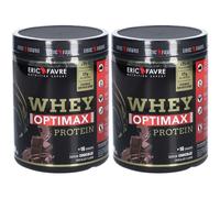 ERIC FAVRE Whey Optimax Protéines saveur Chocolat Poudre 2x500 g