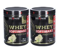 ERIC FAVRE Whey Optimax Protéines saveur Vanille Poudre 2x500 g