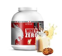 WHEY ZERO +74% de Protéine Whey Concentrée, Faible en Sucre, Construction/Récupération Musculaire - 2kg - Saveur Cookies & Cream - Eric Favre