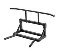 ERIC FLAG Barre de Traction Murale 2 en 1 Tractions & Dips | Acier Renforcé, Charge Max 250 kg | Fixation Mur Porteur Béton/Brique, Montage Facile, Kit Fixation Inclus | Barre de Traction Multi-Grip