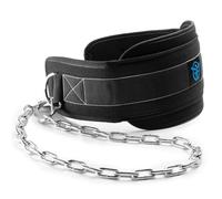 Eric Flag Ceinture Lestée pour la Musculation, Street Workout, Calisthenics - Ceinture de Lest pour Hommes et Femmes avec Chaîne ou Corde, Adaptée à Chaque Morphologie - Jusqu'à 300 KG de Charge