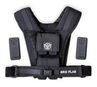 Eric Flag - Gilet Lesté 10kg Ajustable, Veste lestée Près du Corps avec Poids Amovibles en Fer, Adapté à Chaque Morphologie, pour Crossfit, Musculation, Street Workout et Course à pied