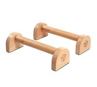 Eric Flag Parallettes - Barres Parallèles en Bois pour Calisthenics, Gymnastique, Street Workout, Crossfit - Poignées de Pompe de Marque Française, Parallettes Calisthenics Antidérapantes et Solides