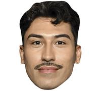 Eric Sedeno (Moustache) Big Head. Masque Plus Grand Que Nature.