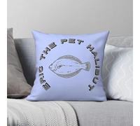 Eric The Pet Halibut Monty Python Taie d'oreiller carrée Polyester Lin Velours Creative Décoratif Taie d'oreiller Chambre Housse de coussin