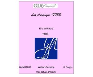 Eric Whitacre Lux Aurumque (Light Of Gold) (Ttbb) Chor