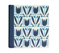 ERICA Album Photos à Pochettes 200 Mémos "flowers 3" - Bleu Foncé - 200 Photos