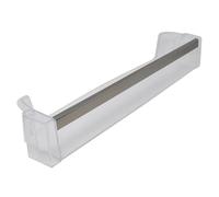 ERICAMBI® Balcon Porte-bouteilles pour réfrigérateur - Compatible avec Hotpoint Ariston, Indesit - Dimensions 591 x 121 x 90 mm - Plastique transparent avec finition chromée