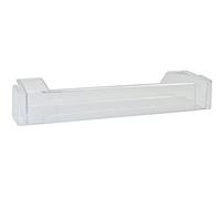 eRicambi, Balconcino Étagère porte-bouteilles compatible avec les réfrigérateurs Whirlpool Ariston Indesit, Dimensions : 444 x 110 x 65 mm (mm) Transparent, Modèles compatibles: ARG CBDC REW RÅKALL