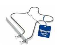 eRicambi, Base de résistance inférieure pour four grill, adaptable pour nardi, dimensions : 267 x 321 (mm) Bride : 310 (mm) 1200 W 220 V 040199009927 FRV409BR