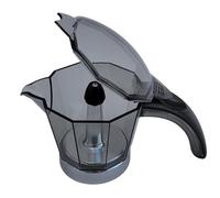 eRicambi, Carafe réservoir complet pour 4 tasses compatible avec machine à café DeLonghi série ALICIA, modèles EMK4, EMKE42, EMKE42.R - Pièce de rechange originale de haute qualité