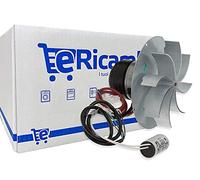 ERICAMBI Extracteur aspirateur de fumée pour poêles à granulés avec moteur ECOFIT 2RECA3, EDILKAMIN VFC2C23 avec ventilateur de 31 mm, Ø ventilateur 150 mm, rotation horaire avec codeur