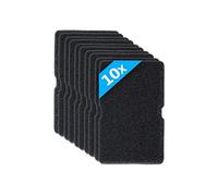 eRicambi® Kit 10 pièces filtre éponge évaporateur à maille large, compatible avec sèche-linge Beko, Dimensions : 150 x 240 mm pour modèles : UDH TKF GTN DPY DPU