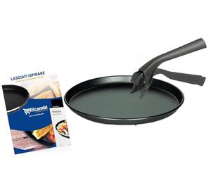 ERICAMBI®, Kit Bundle, plat Crisp Whirlpool moyen (Ø29 cm [intérieur] - Ø31 cm [extérieur] H. 2,5 cm) pour micro-ondes + poignée universelle pour assiette + eBook avec 20 recettes savoureuses