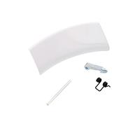 ERICAMBI®, Kit de poignée de porte pour lave-linge, compatible avec Rex Electrolux, avec goupille de nez, goupille et ressort Dimensions 129 x 55 mm pour modèles EWP EWF RWP RWS RWW