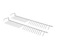 eRicambi® Lot de 2 supports plats pour panier inférieur pour lave-vaisselle - Compatible avec Bosch, Siemens, Neff, Balay - Modèles SE24A231FF, SGS43A92FF, SE26A251FF - Accessoire original